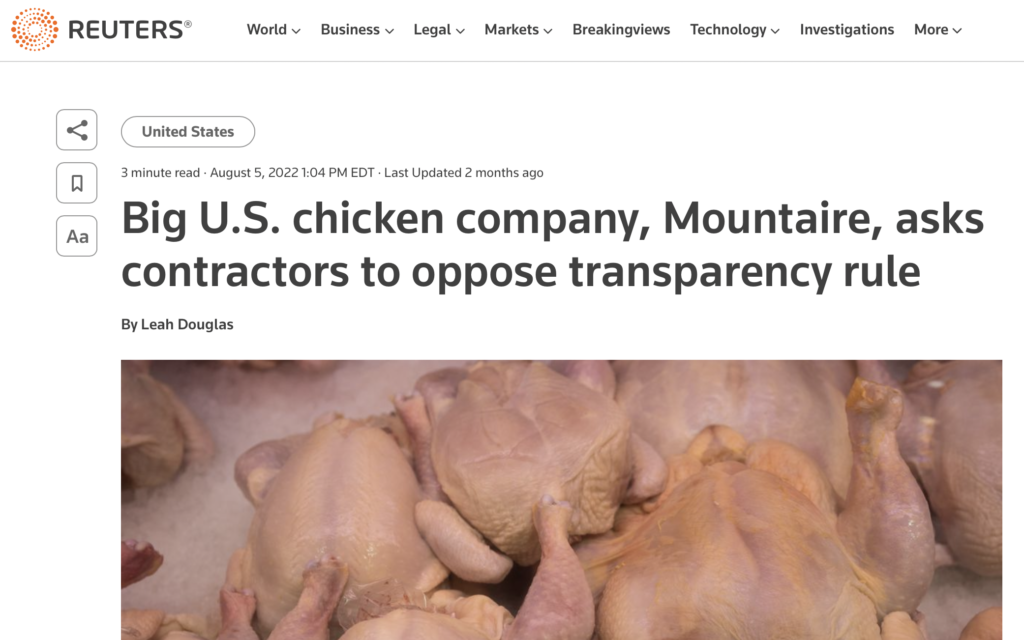 Meat Companies Intimidate Farmers